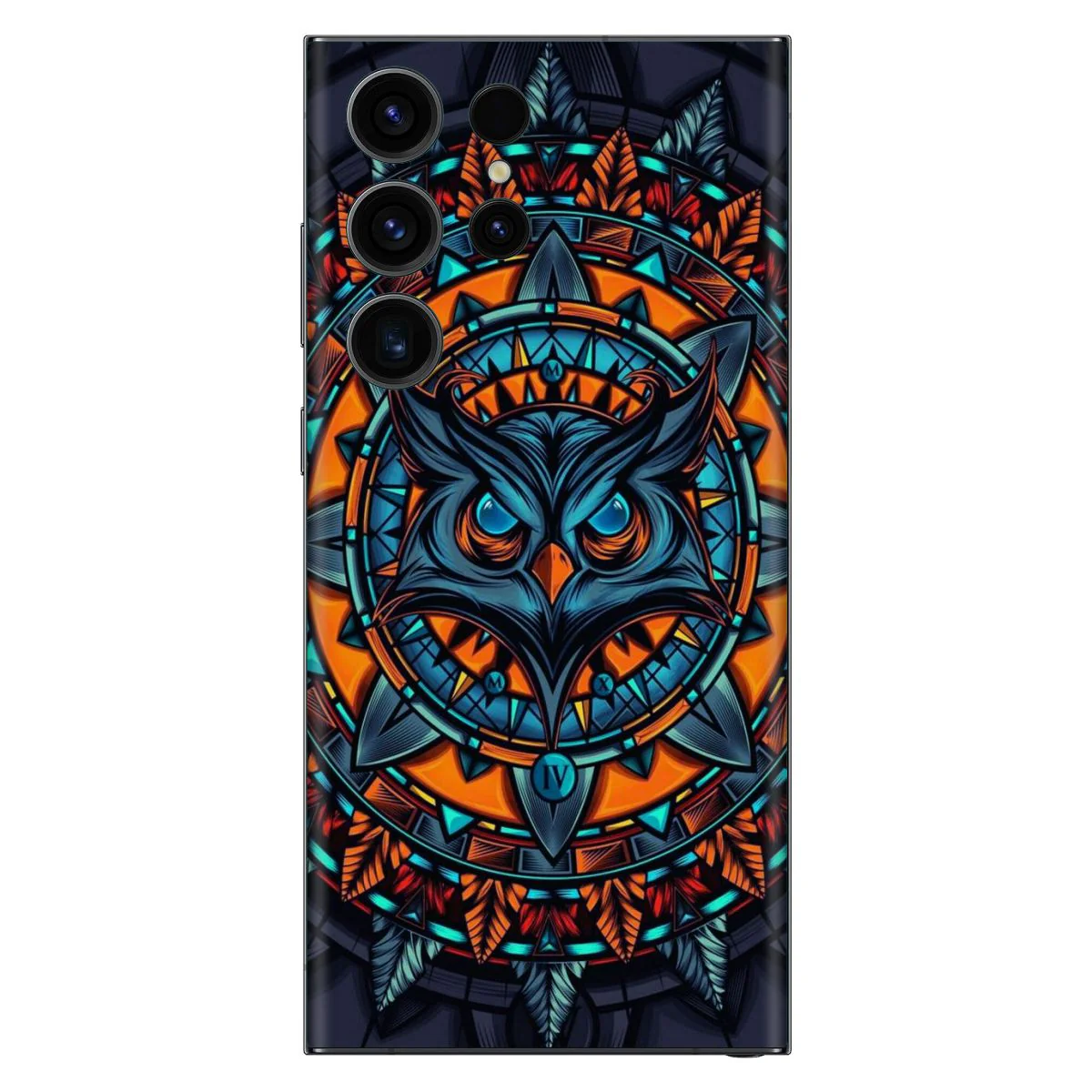 Mighty Owl Orange ® Mobile Skin