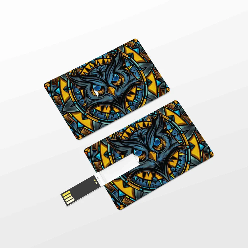 Mighty Owl Yellow Pen Drive