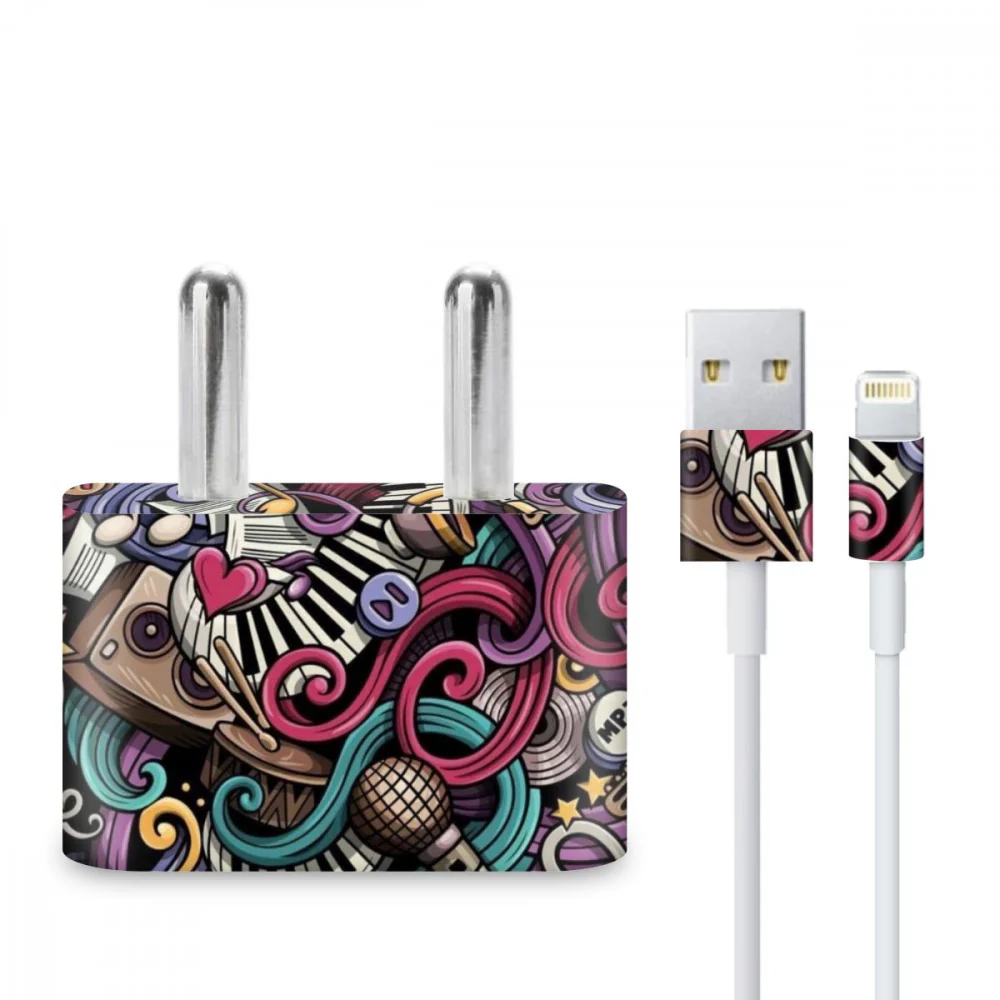 Music Abstract Charger Skin - Image 2