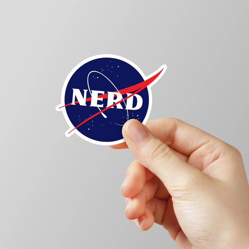 NERD Laptop Sticker
