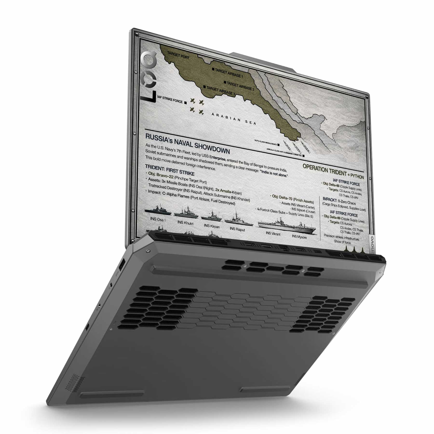 Operation Trident Laptop Skin - Deployed Edition