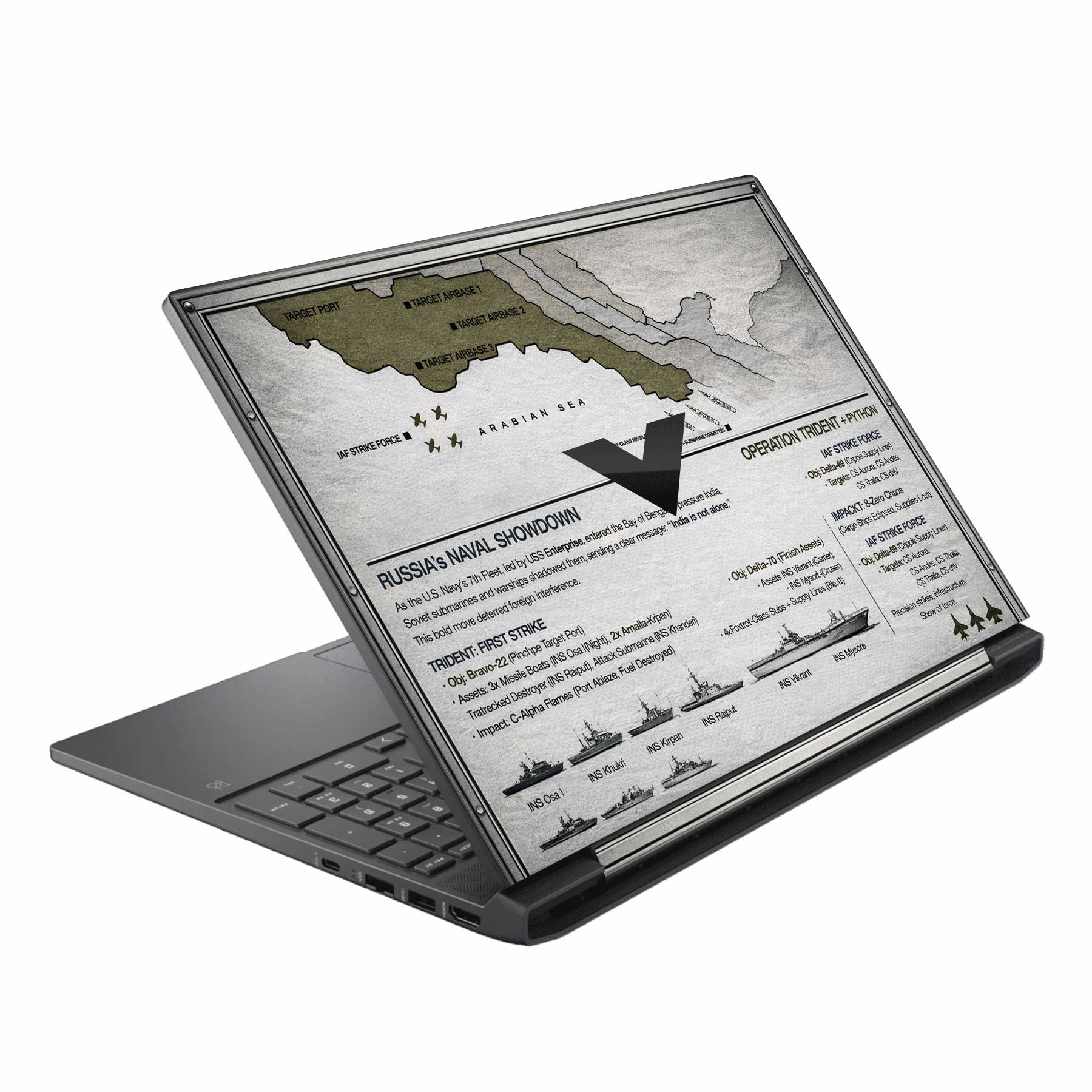 Operation Trident Laptop Skin - Deployed Edition - Image 2