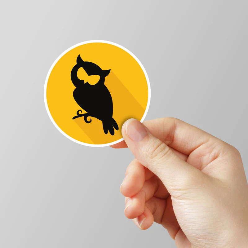 Night Owl Laptop Sticker