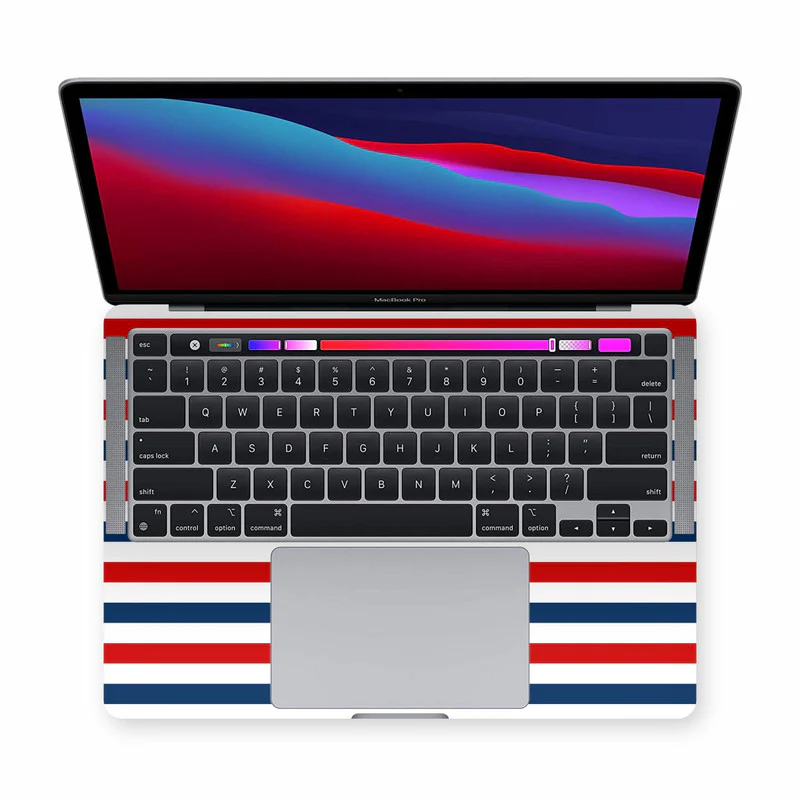 Macbook Parallel 2 Laptop Skins - Image 2