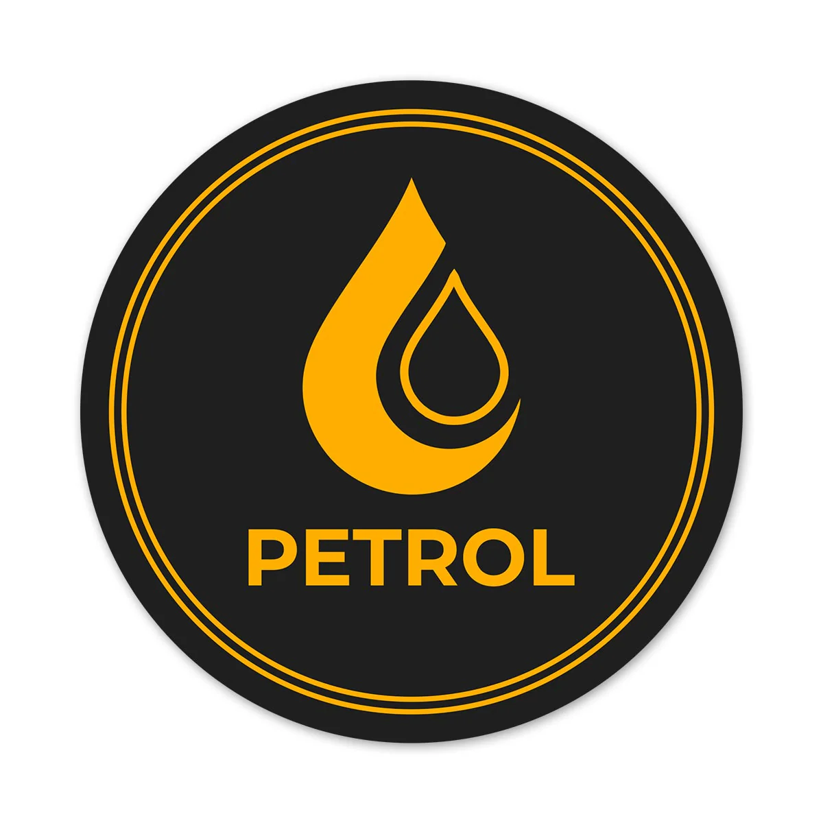 Petrol #7 Car Fuel Tank Decal - Image 2