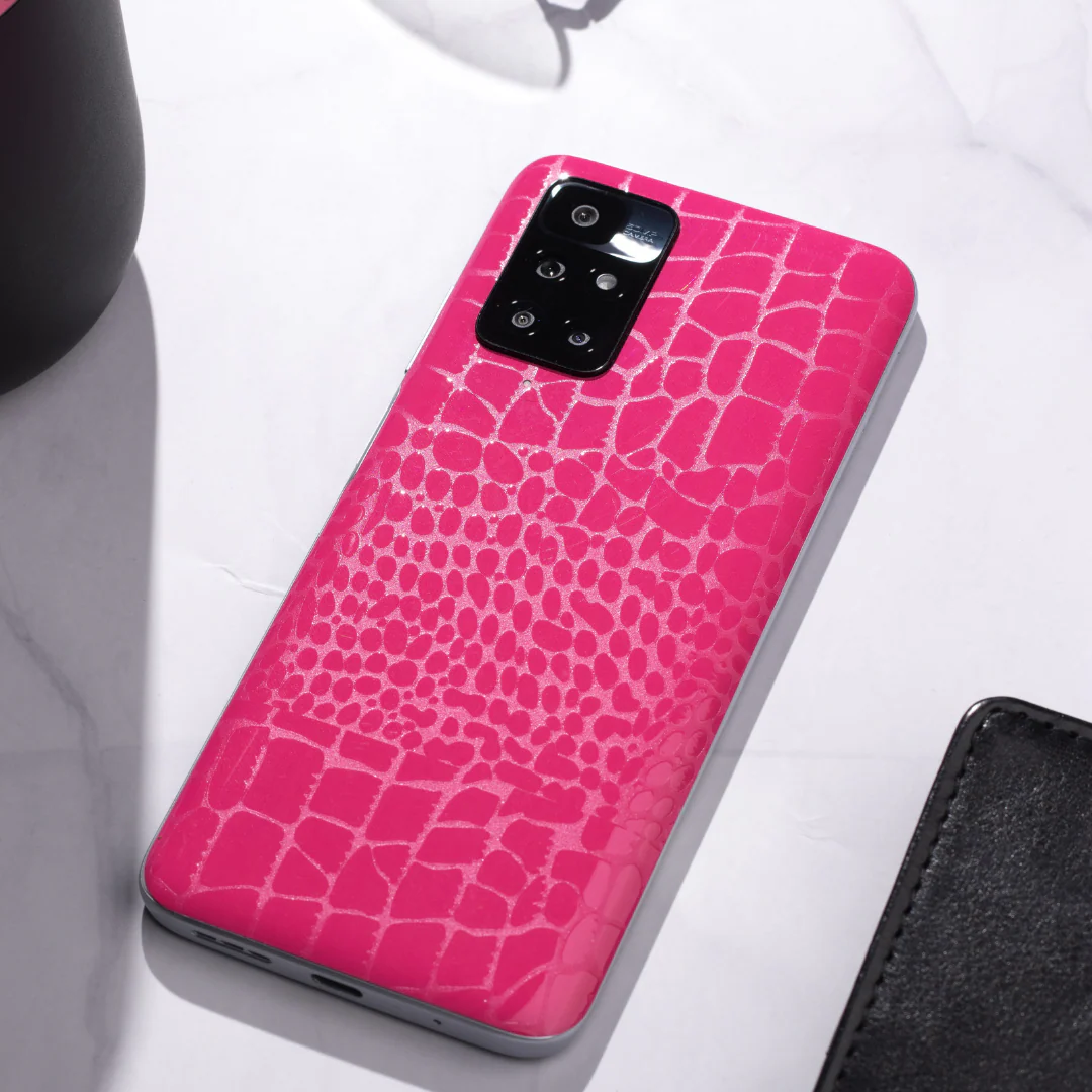 Pink Crocodile Leather - Image 2