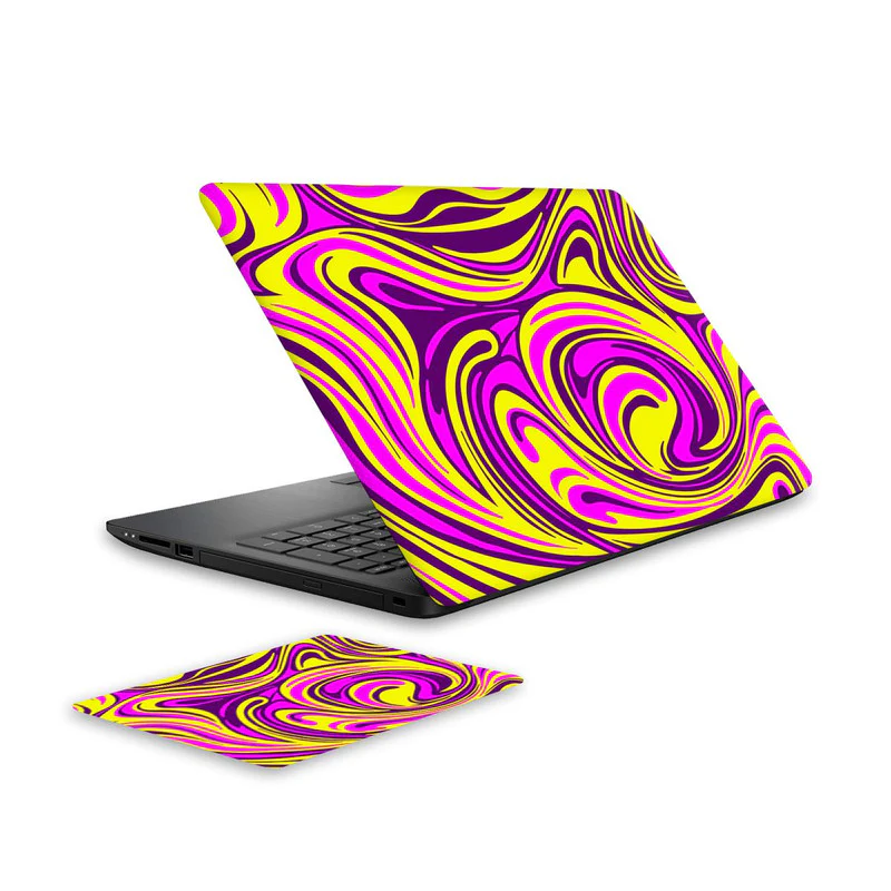 Psychedellic 2 Laptop Skin and Mouse Pad Combo