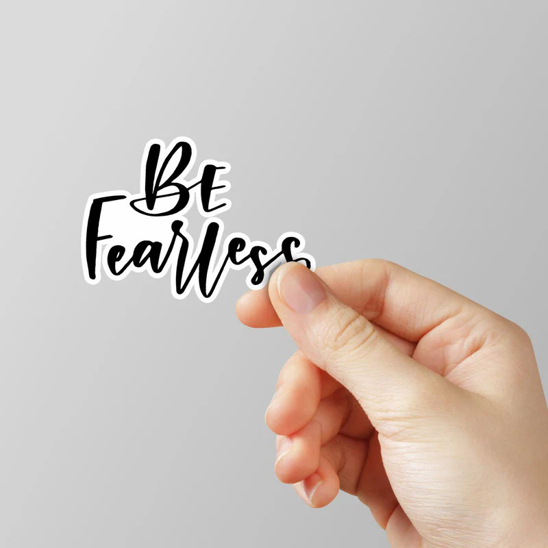 Fearless Laptop Sticker