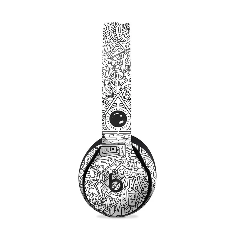 Robotic Doodle Beats Headphone Skin