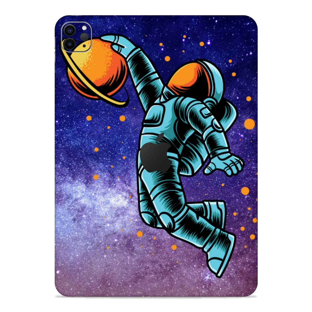 Saturn and The Astronaut Design iPad Skin
