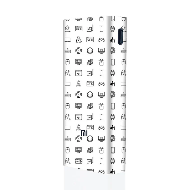 Tech Icons White Mi Powerbank Skins