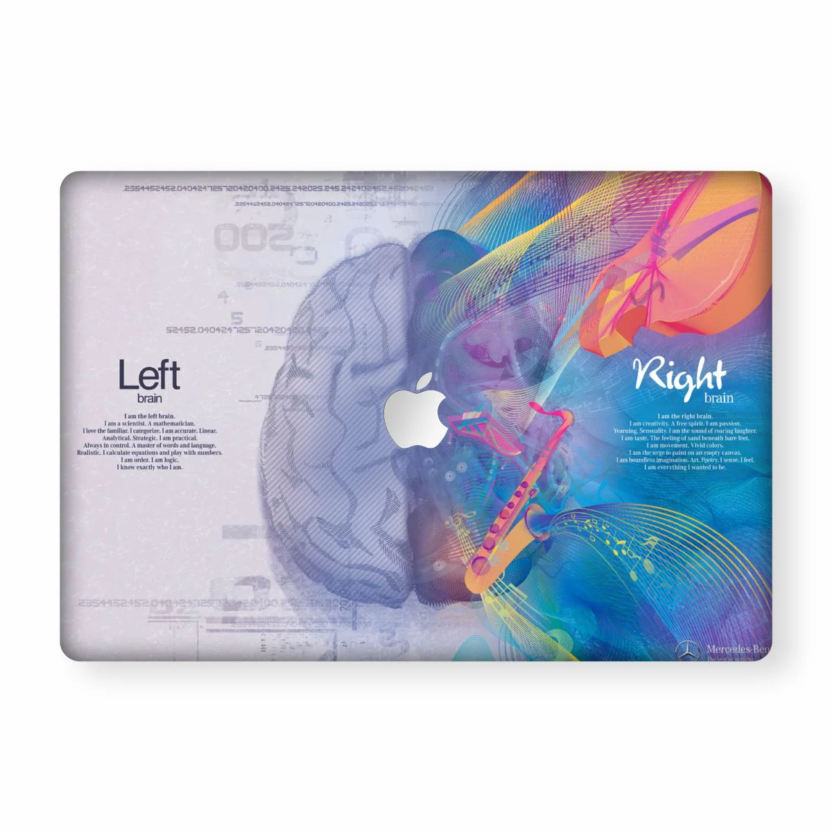 The Brain Macbook Skin