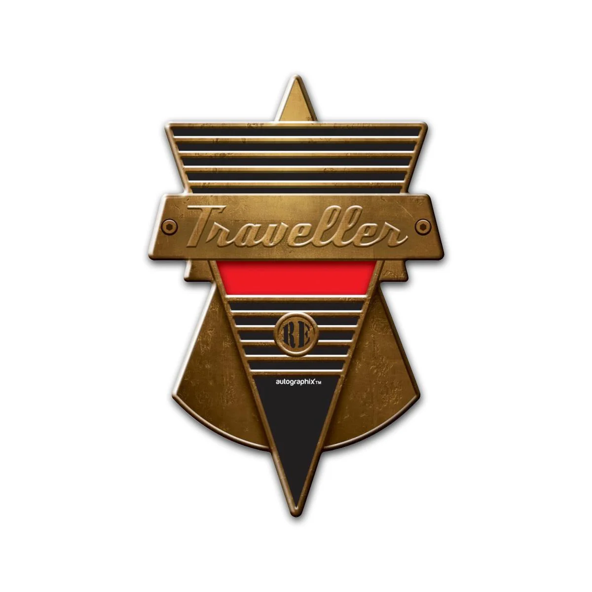 Traveller Bike Fuel Tank Decal - Image 2