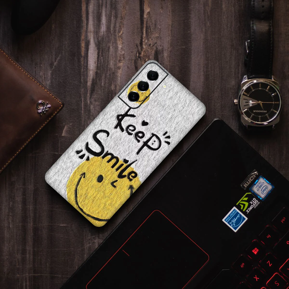 Keep The Smile Mobile Skin