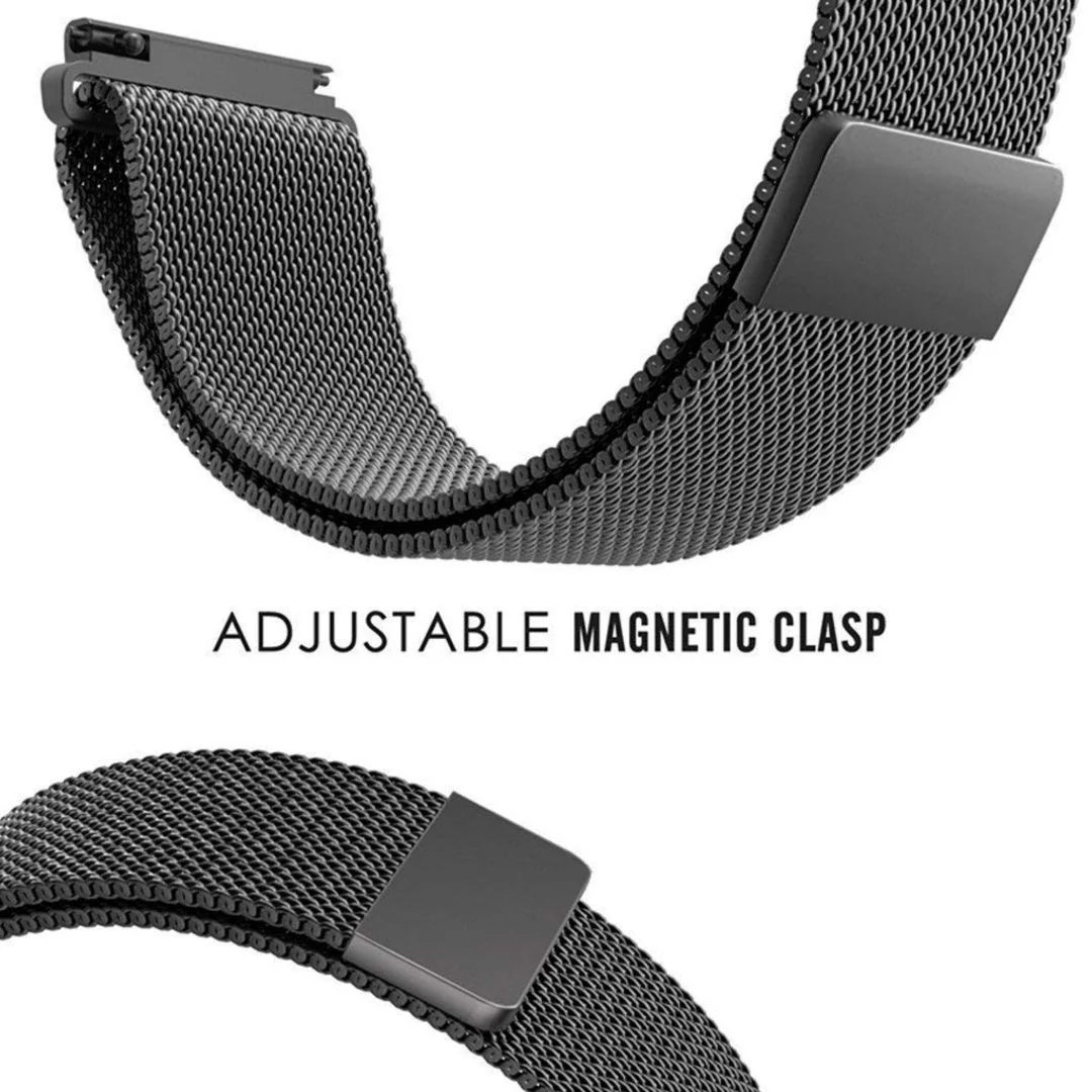 Apple Watch Melanese Mesh Strap Black - 38/40/41 MM - Image 5