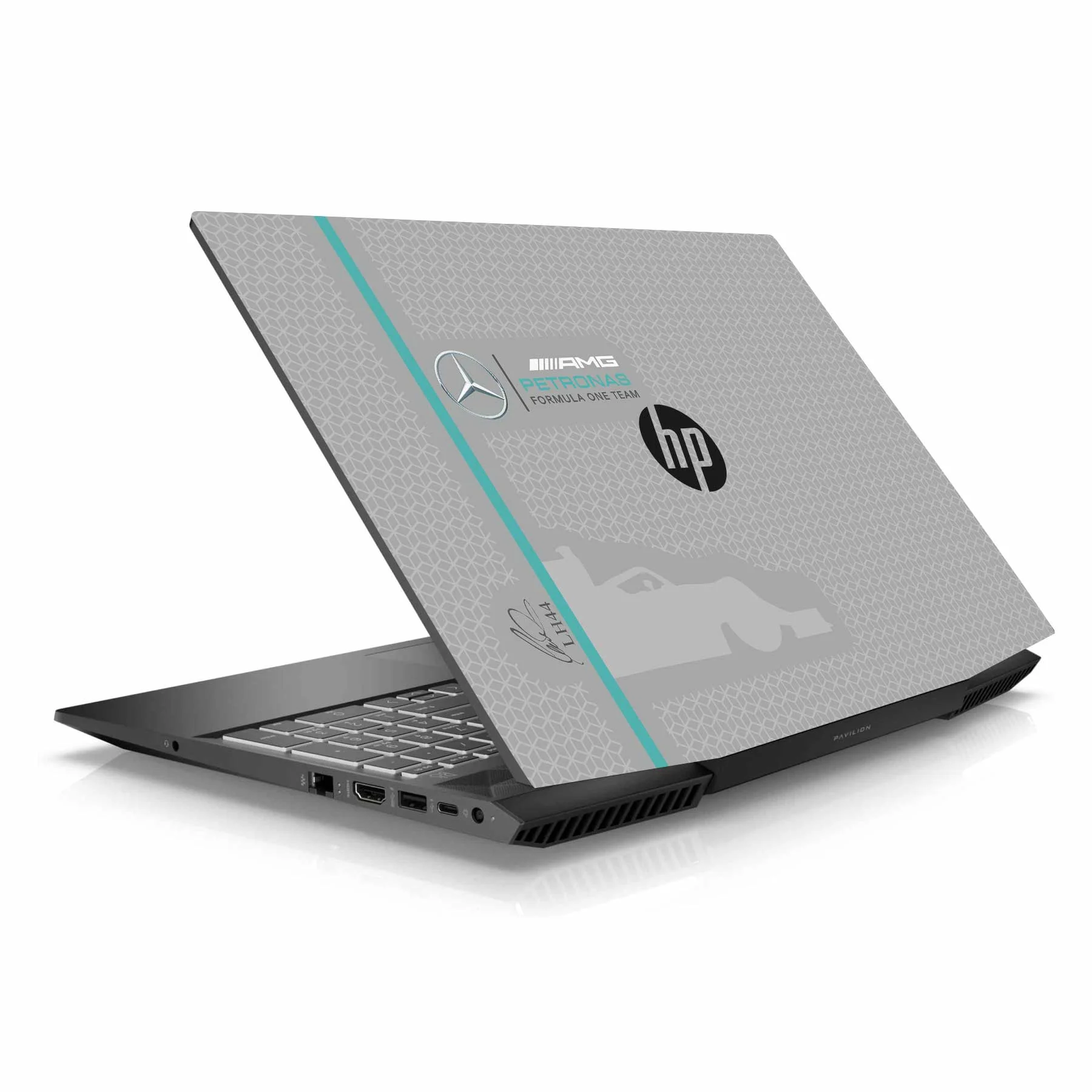 Formula Fans - Grey HP Pavilion Gaming 15 EC CX Series Laptop Skin