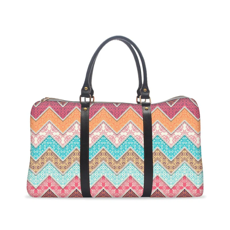 Waves Patterns Gym Bag