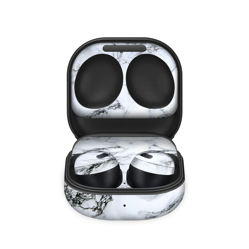 White Marble Skin For Samsung Galaxy Buds Pro