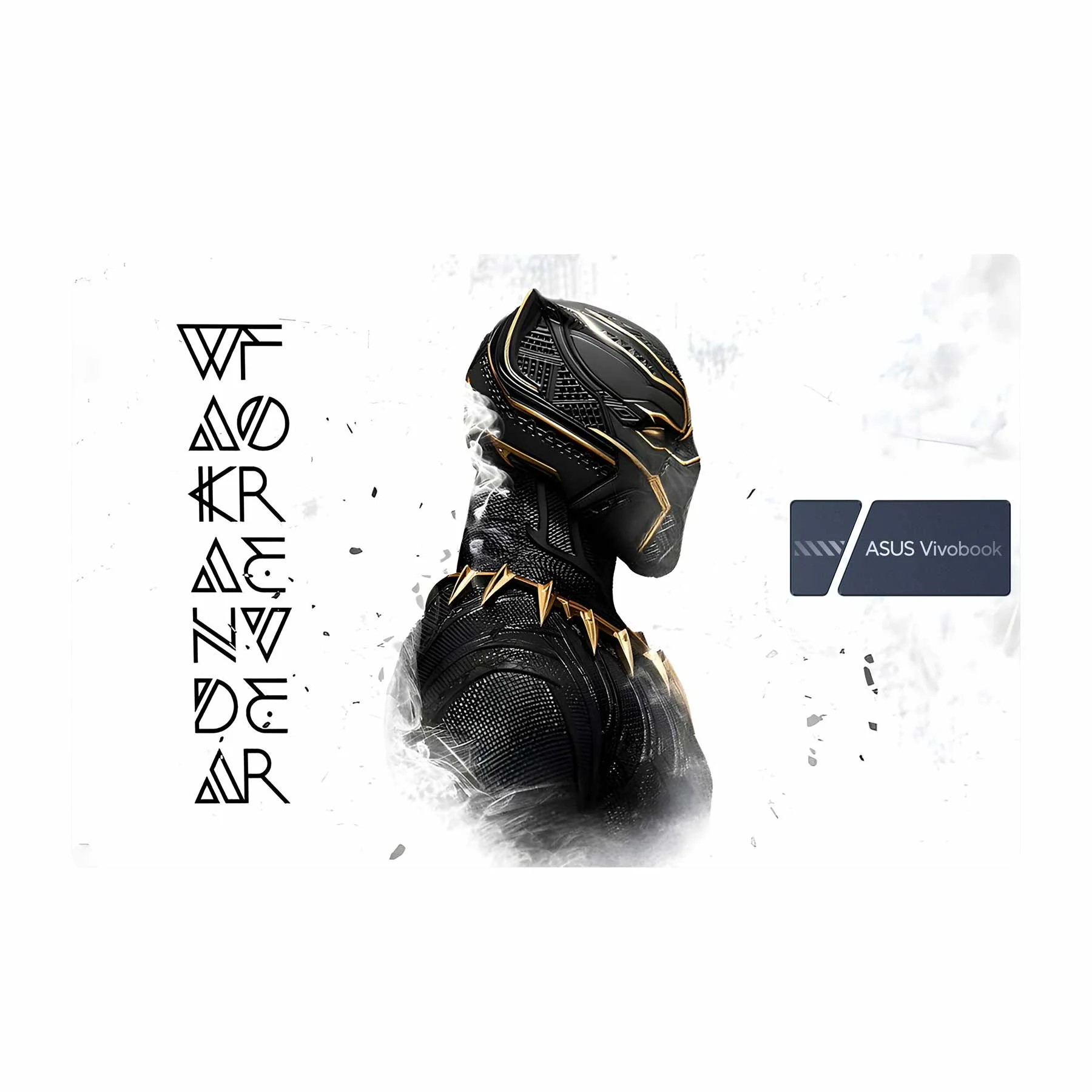 White Wakanda Asus Tuf Gaming F17 FX706 Laptop Skin